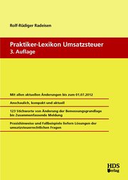 Praktiker-Lexikon Umsatzsteuer, 3. Auflage 2012